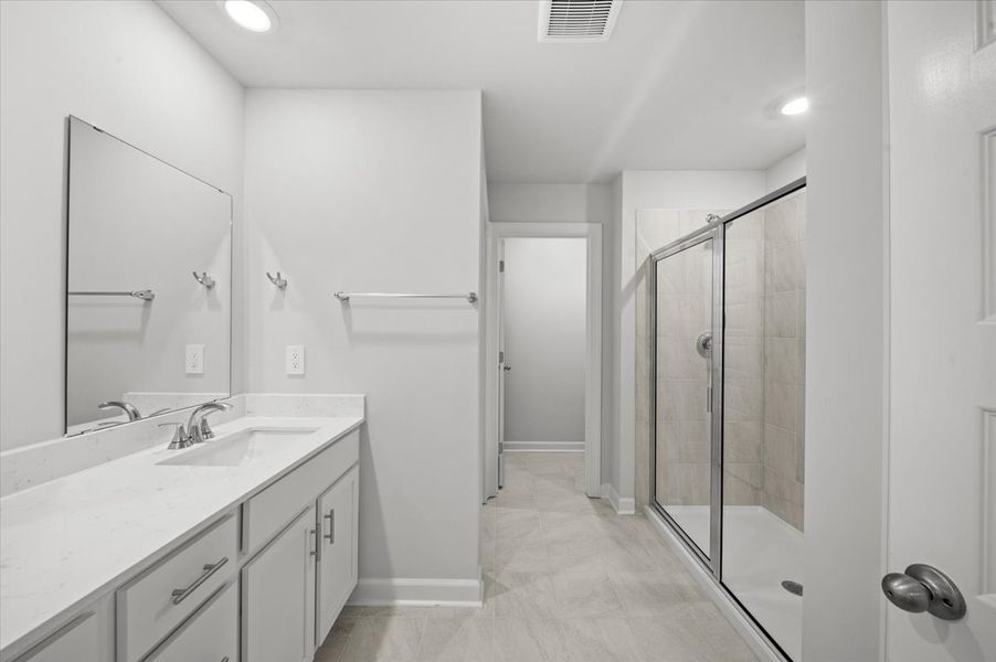 Furnished interior view inside a new home in The Farm at Wells Creek - Heritage Collection, Gray Court (Image 11).