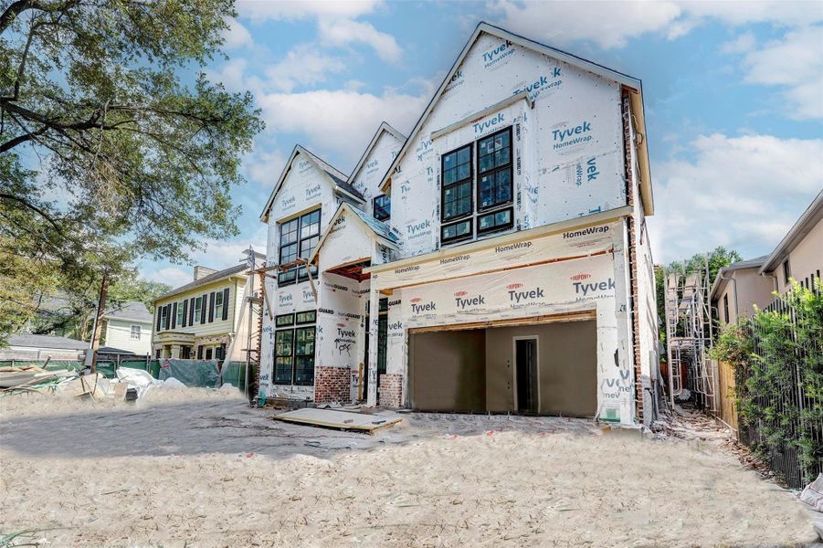 In-progress construction of a new home in , Houston, TX (Image 12).