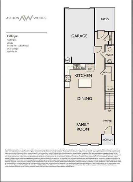 2D floor plan layout of this home in Laurelwood, Douglasville, GA (Image 6).
