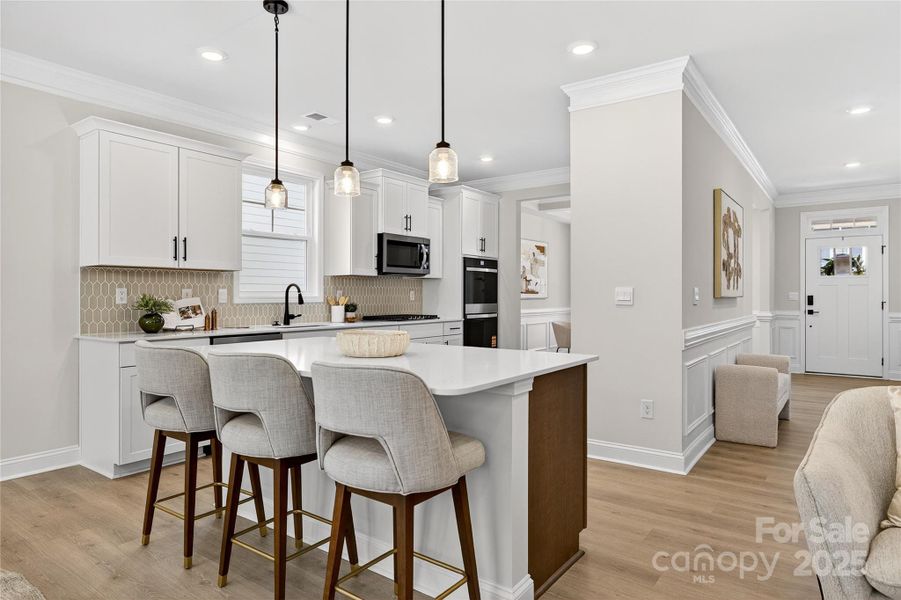 Furnished interior view inside a new home in Falls Cove, Troutman (Image 11).