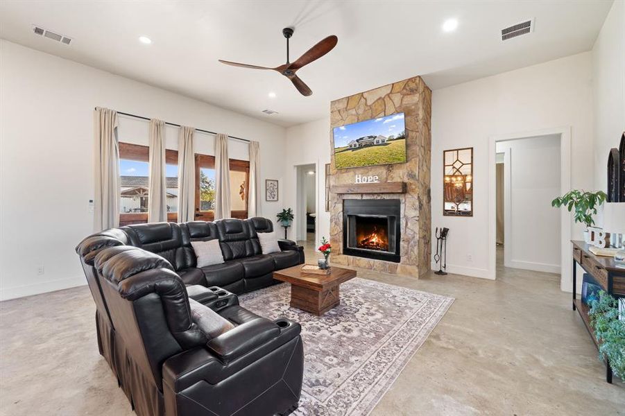 Furnished interior view inside a new home in , Terrell (Image 9). Furnished interior view inside a new home in , Terrell (Image 9).