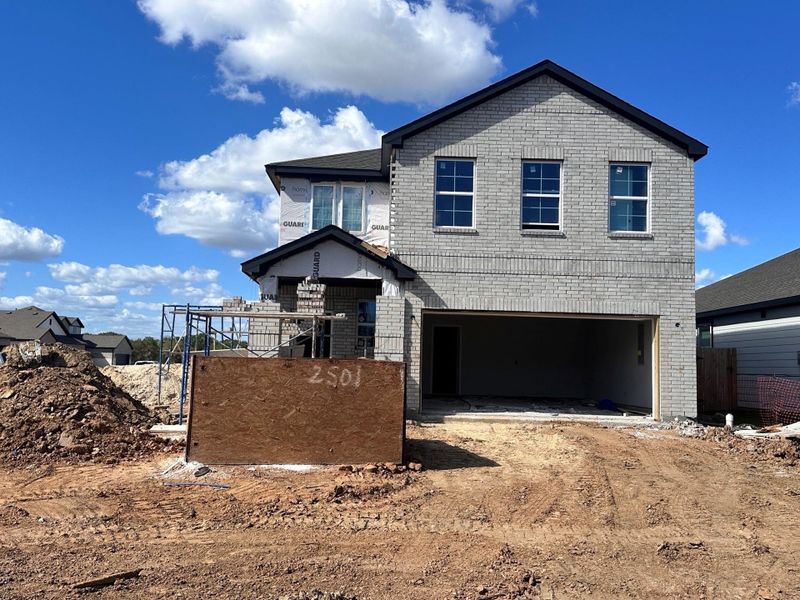 In-progress construction of a new home in Valor Park, Bay City, TX (Image 24).