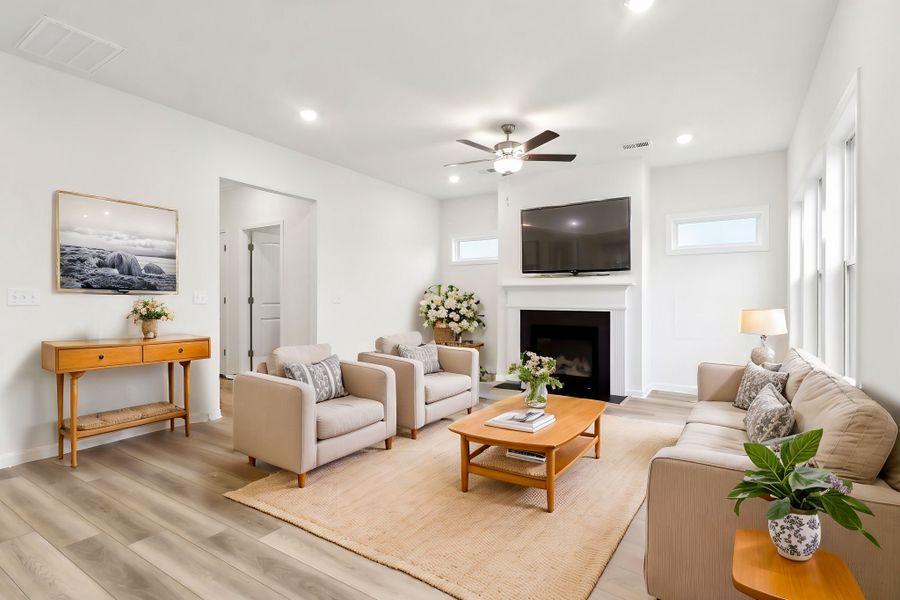 Furnished interior view inside a new home in Portrait Hills, Aiken (Image 9).