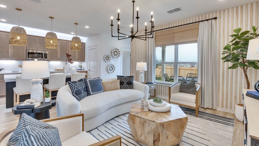 Representative furnished interior of a home built from the Meyerson by DRB Homes in Spring Creek, Taylor (Image 12).