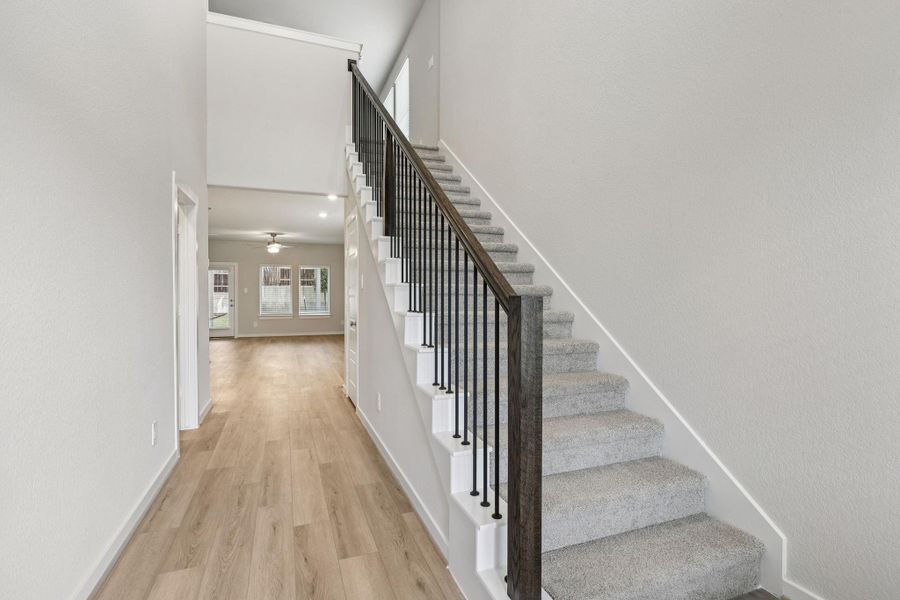 Photo is not of the actual home, but is an inspirational photo of builder’s model home and may depict options, furnishings, and/or decorator features that are not included