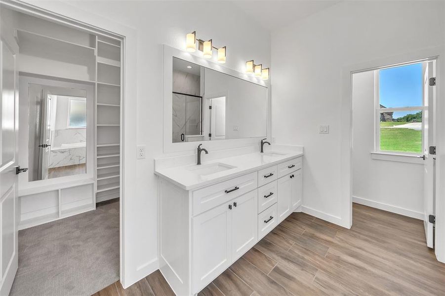 Furnished interior view inside a new home in , Springtown (Image 7).