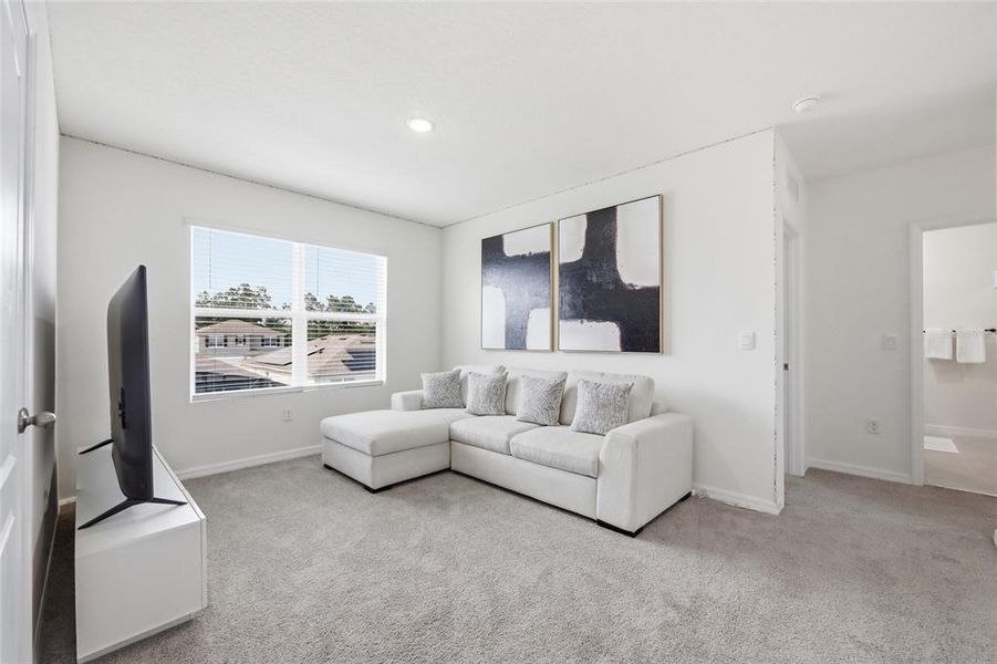Furnished interior view inside a new home in Edgemont at Serenoa, Clermont (Image 40).