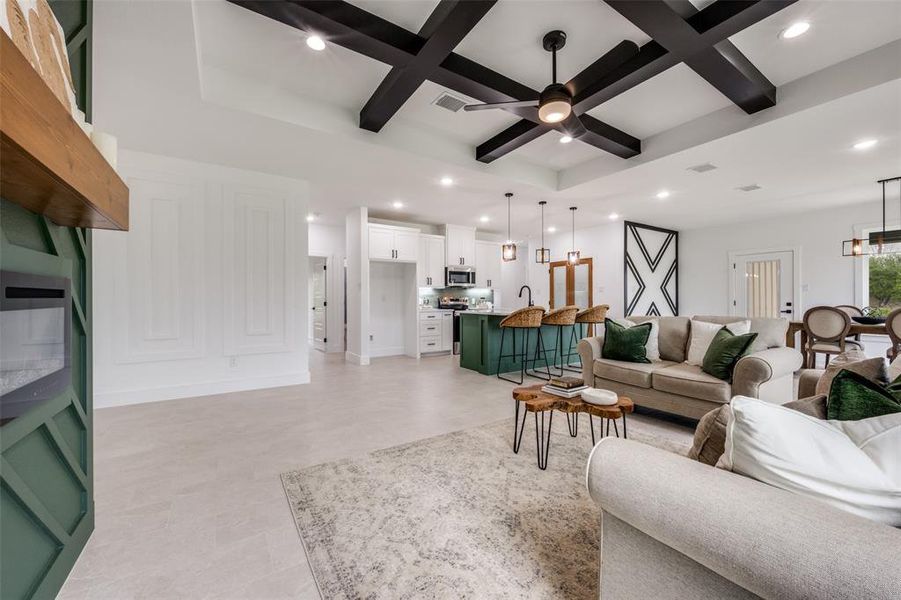 Furnished interior view inside a new home in , Boyd (Image 11).