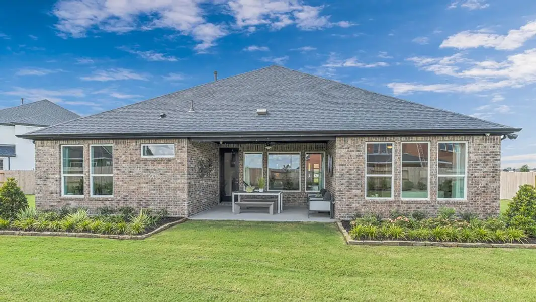 Representative exterior photo of a completed home built from the Jade by Taylor Morrison in Avalon at Cypress 60s, Cypress, TX (Image 15). Representative exterior photo of a completed home built from the Jade by Taylor Morrison in Avalon at Cypress 60s, Cypress, TX (Image 15).