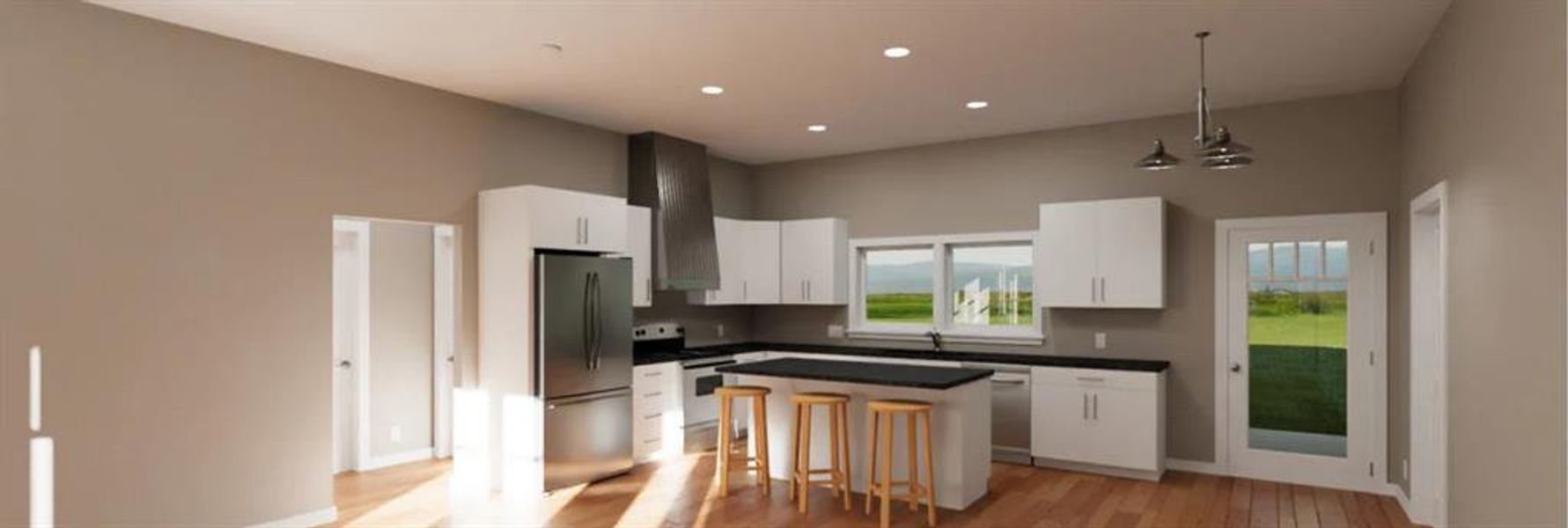 Furnished interior view inside a new home in , Tioga (Image 4). Furnished interior view inside a new home in , Tioga (Image 4).