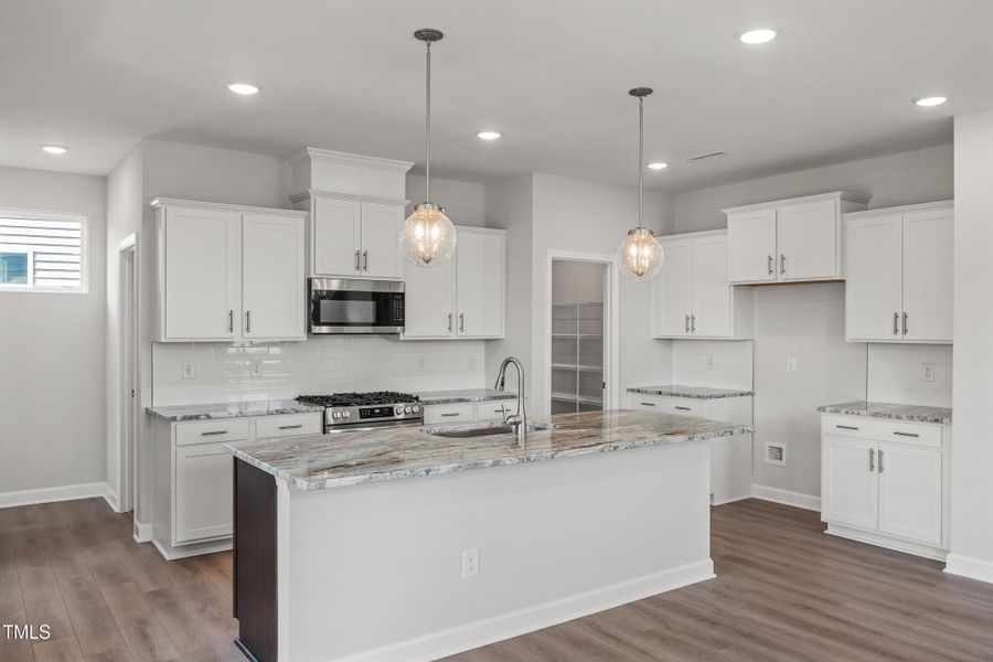 Furnished interior view inside a new home in Woodland Crossing, Zebulon (Image 3).