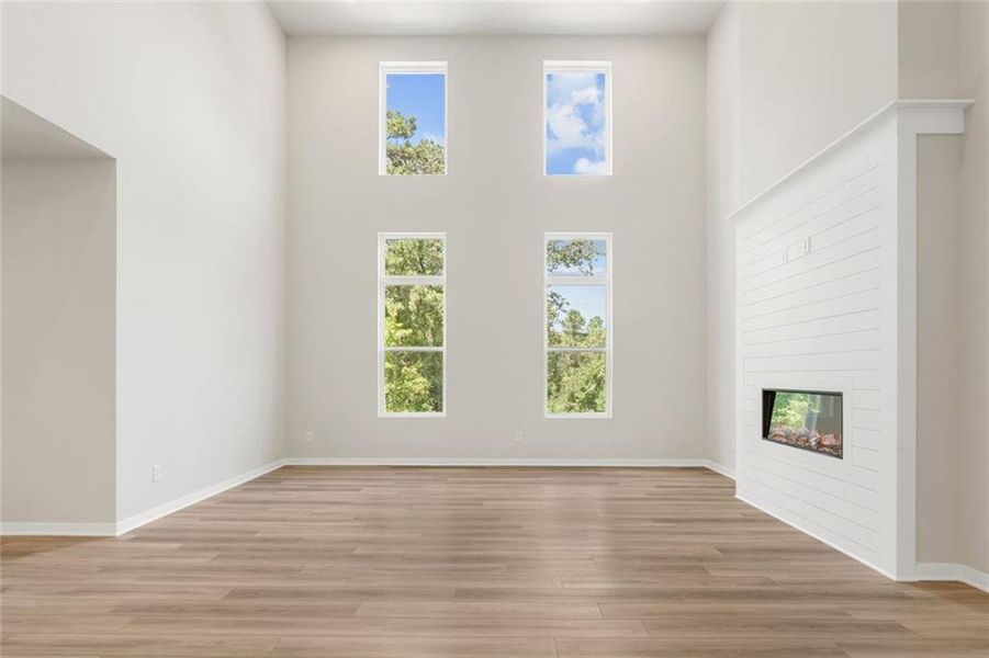 Spacious, unfurnished interior of a new home in Windsong Estates, McDonough (Image 20). Spacious, unfurnished interior of a new home in Windsong Estates, McDonough (Image 20).