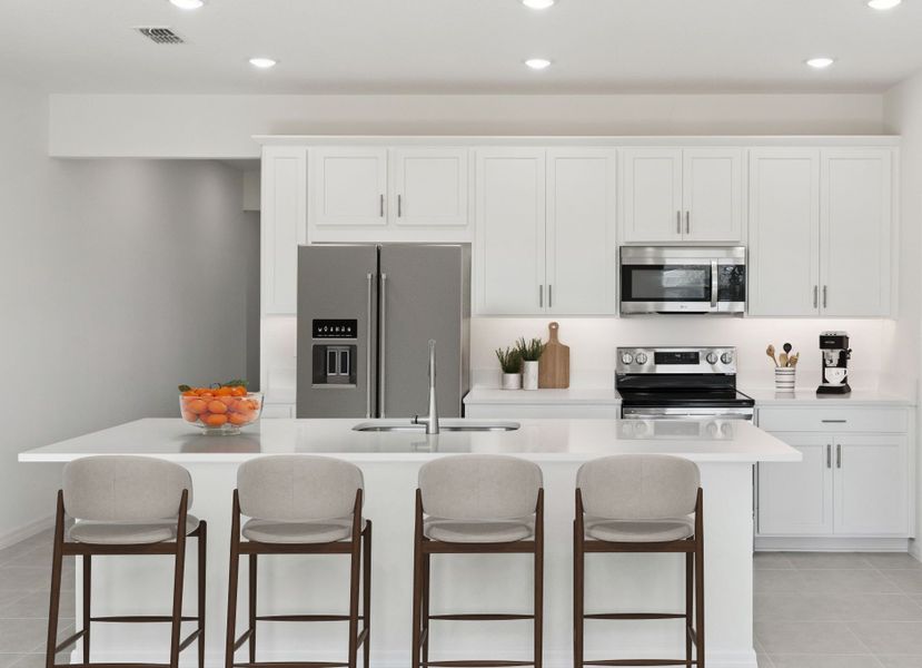 Representative furnished interior of a home built from the Lark by Hartizen Homes in Estes Reserve, Eustis (Image 9).
