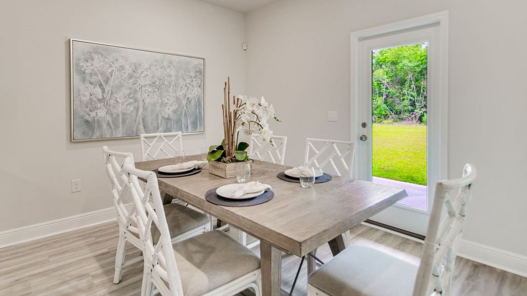Furnished interior view inside a new home in Ashton Park Phase III, Freeport (Image 7).