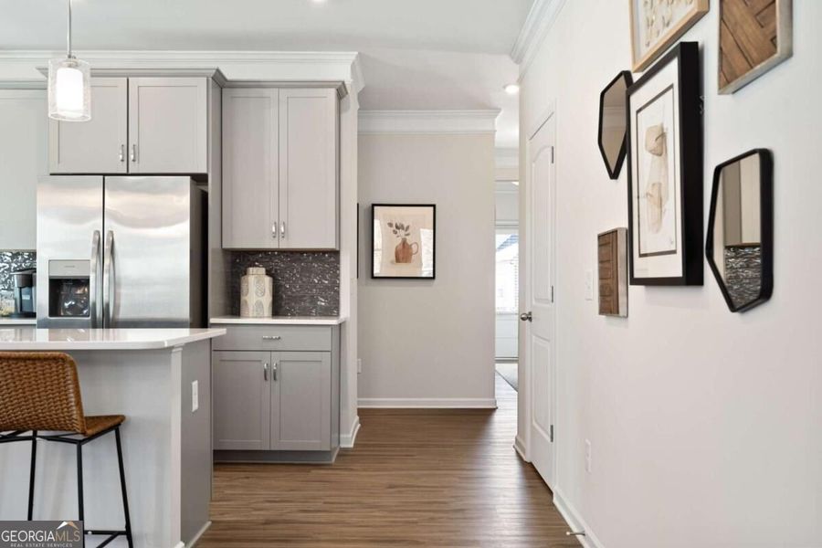 Furnished interior view inside a new home in Cobblestone Crossing Commons, Byron (Image 36).