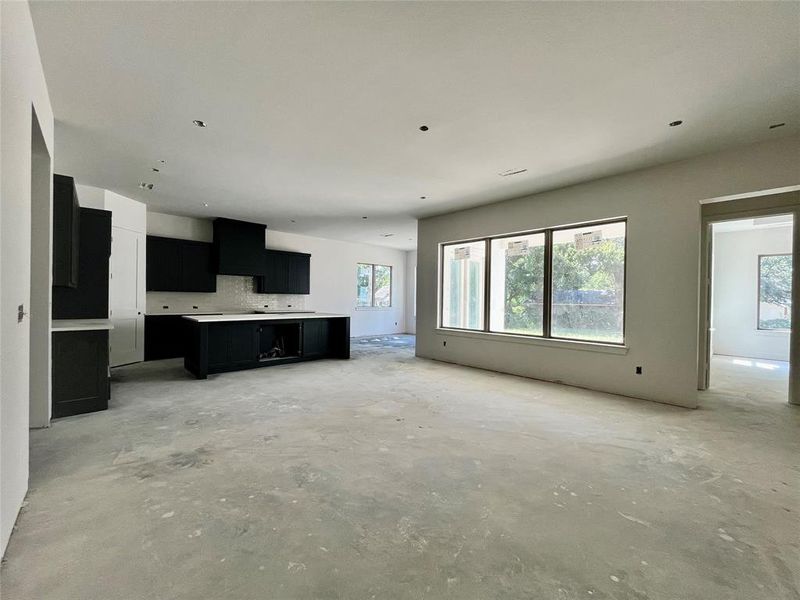 View of unfurnished living room