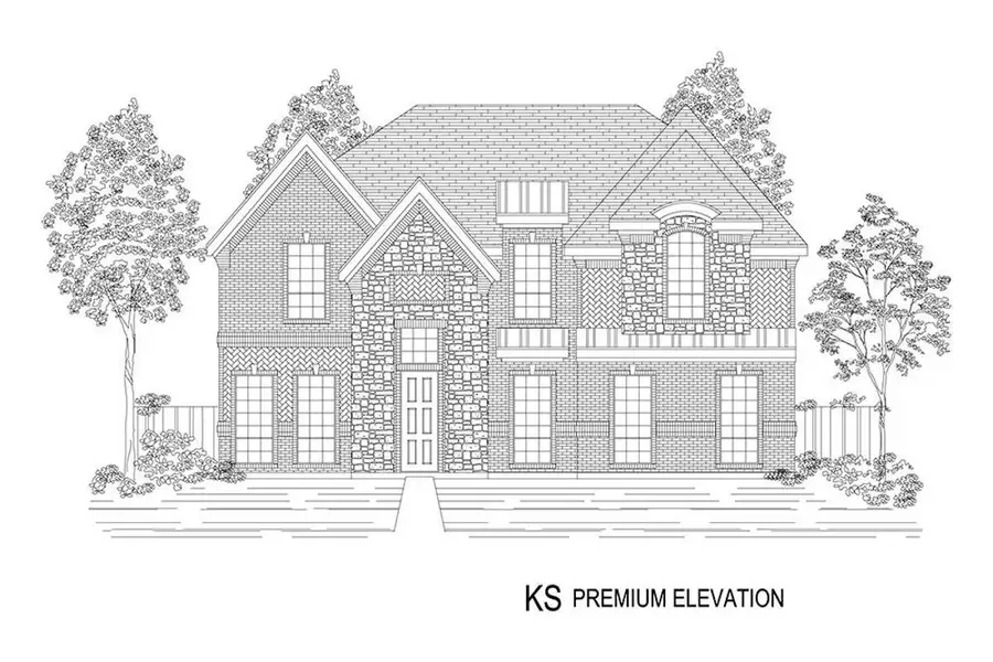 Representative rendering of the exterior for the Stonehaven 45 2R-CW by First Texas Homes (Image 22). Representative rendering of the exterior for the Stonehaven 45 2R-CW by First Texas Homes (Image 22).