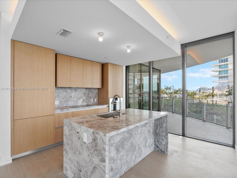 Furnished interior view inside a new home in Five Park, Miami Beach (Image 3). Furnished interior view inside a new home in Five Park, Miami Beach (Image 3).