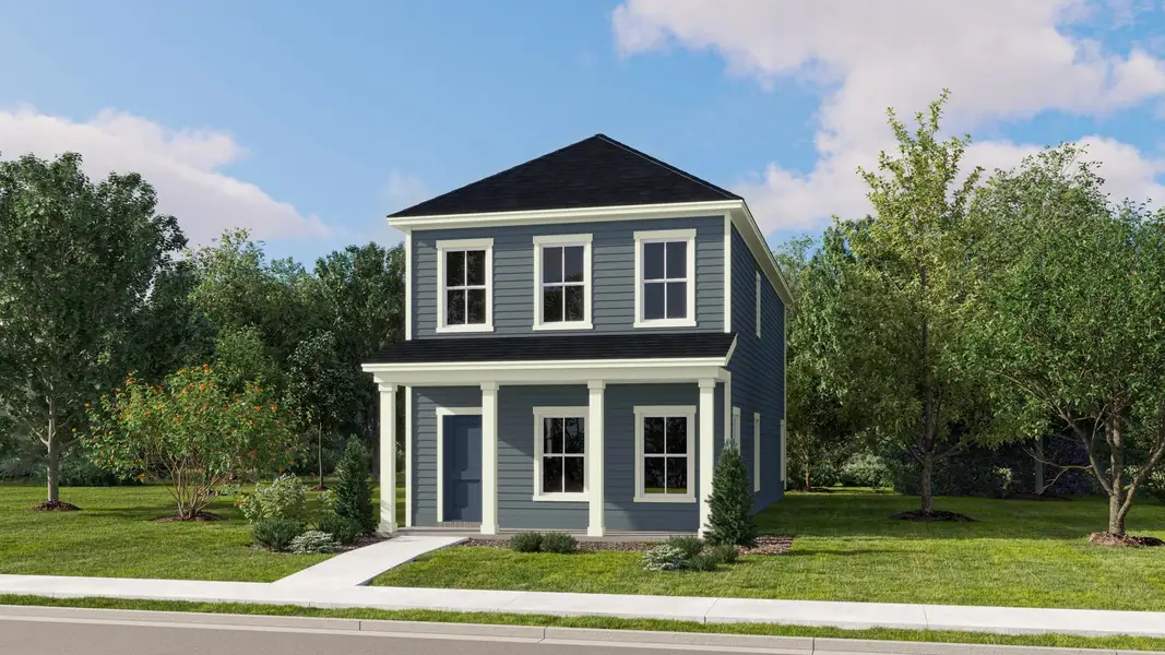Home exterior render A Home exterior render A