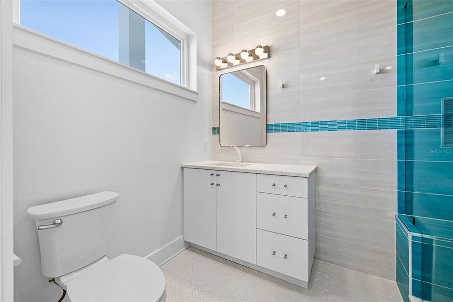 Furnished interior view inside a new home in , Belleair Beach (Image 48).