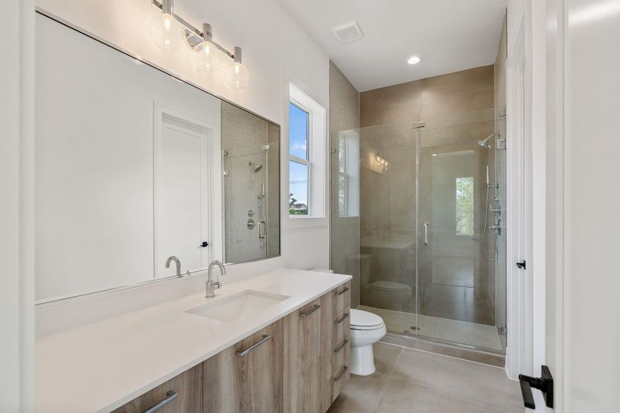 Furnished interior view inside a new home in , Houston (Image 27).