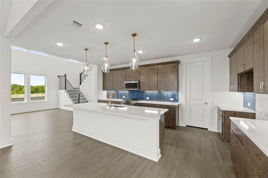 Furnished interior view inside a new home in Treeline, Justin (Image 3).
