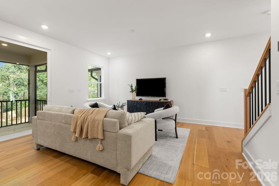 Furnished interior view inside a new home in , Charlotte (Image 9). Furnished interior view inside a new home in , Charlotte (Image 9).