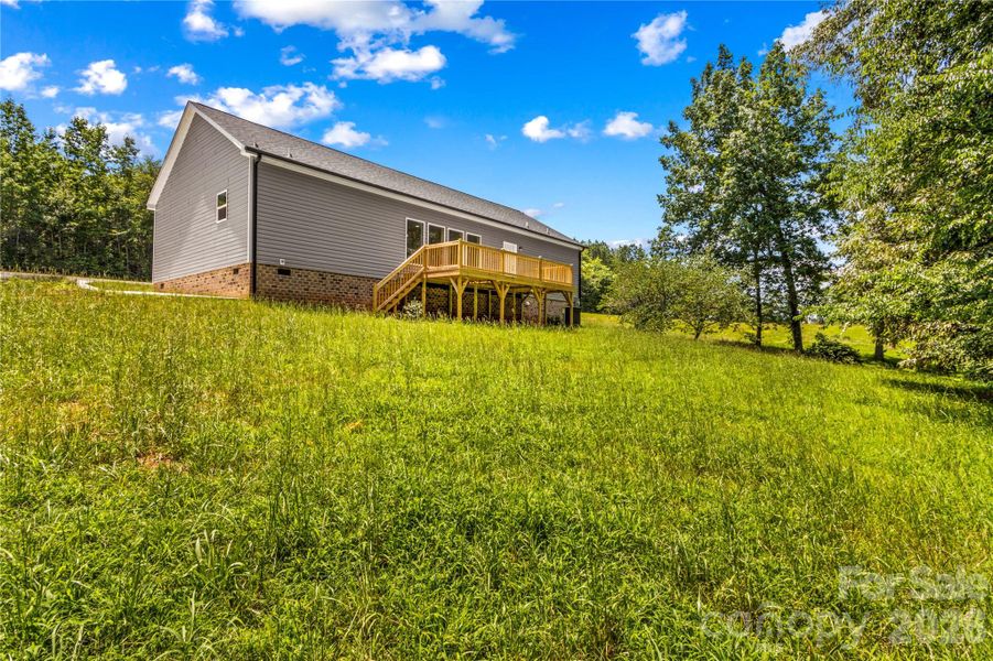 Exterior details and patio area of a home in , Mocksville (Image 24).