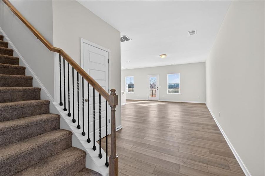 Spacious, unfurnished interior of a new home in Townes At The Stiles, Cartersville (Image 19).
