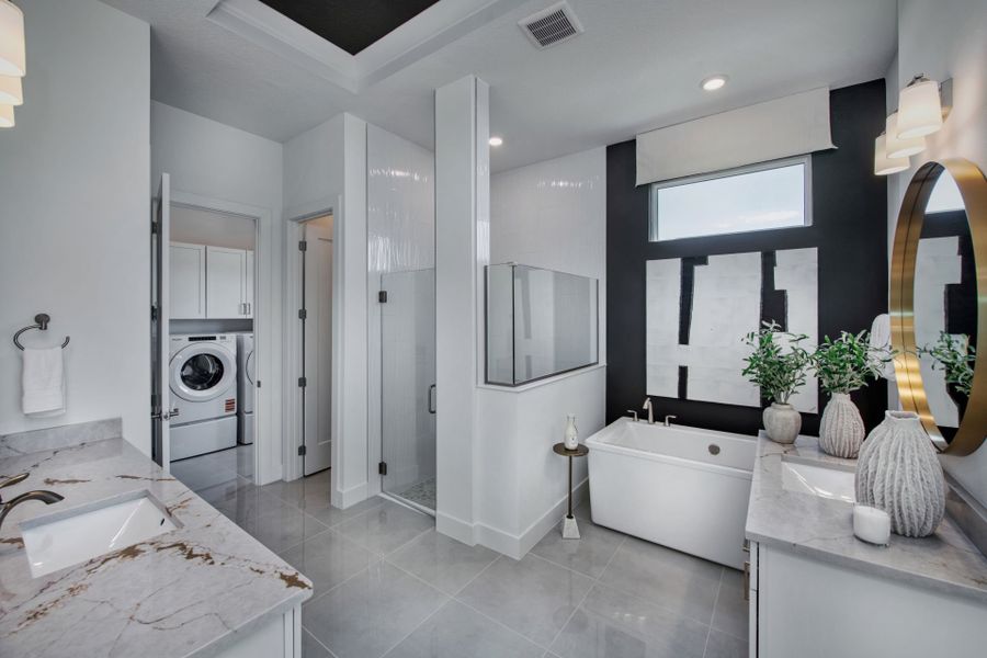 Furnished interior view inside a new home in Two Rivers, Zephyrhills (Image 18).