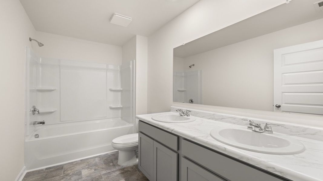 Furnished interior view inside a new home in Locust Grove Station - Cedar Ridge, Locust Grove (Image 9).