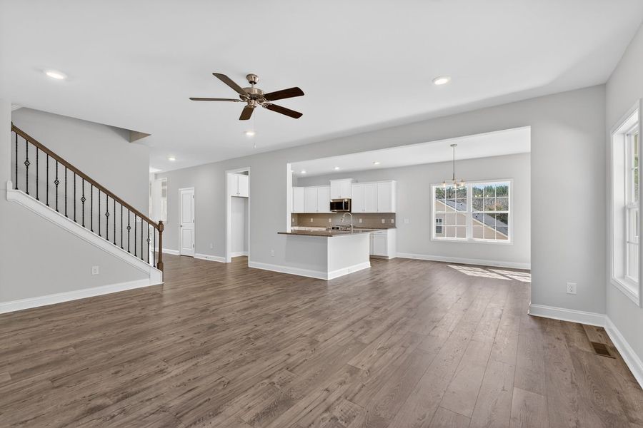 Spacious, unfurnished interior of a new home in Crystal Village, Albemarle (Image 12).