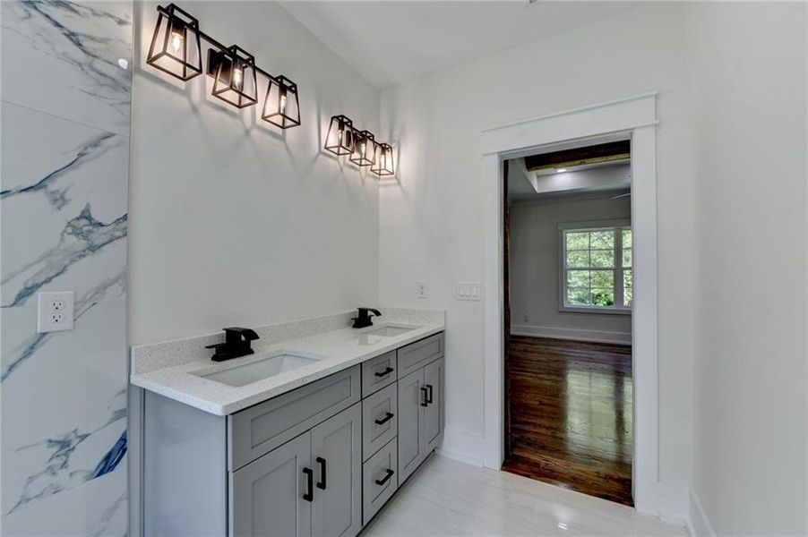Furnished interior view inside a new home in , Snellville (Image 6).
