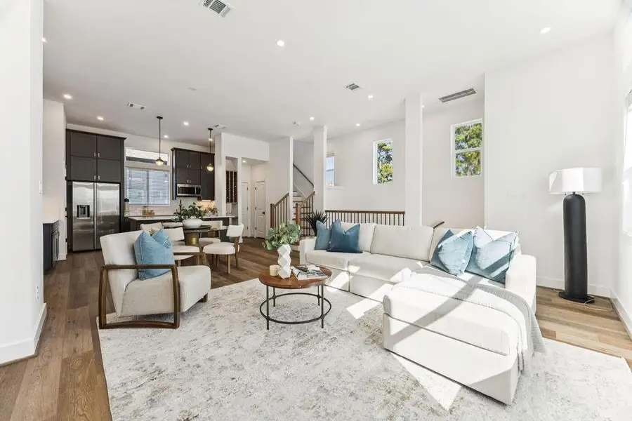 Furnished interior view inside a new home in , Houston (Image 3). Furnished interior view inside a new home in , Houston (Image 3).