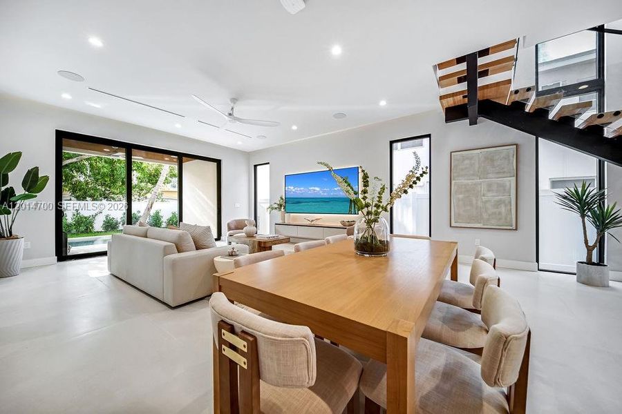Furnished interior view inside a new home in , Fort Lauderdale (Image 11).