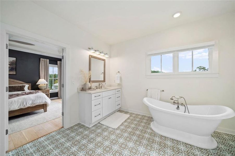 Furnished interior view inside a new home in Crossroads, Milton (Image 27).