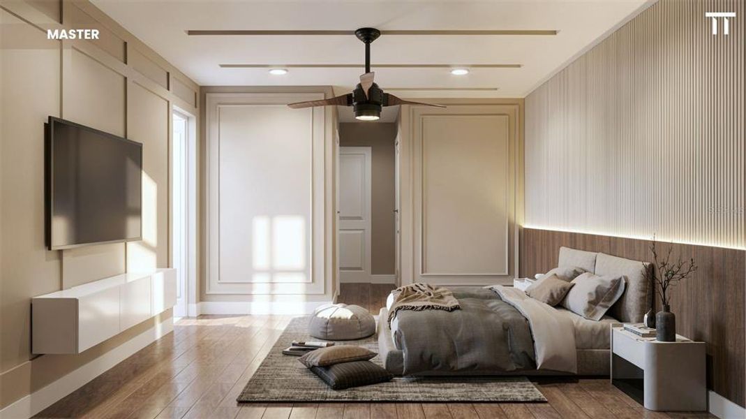 Furnished interior view inside a new home in , North Port (Image 29).