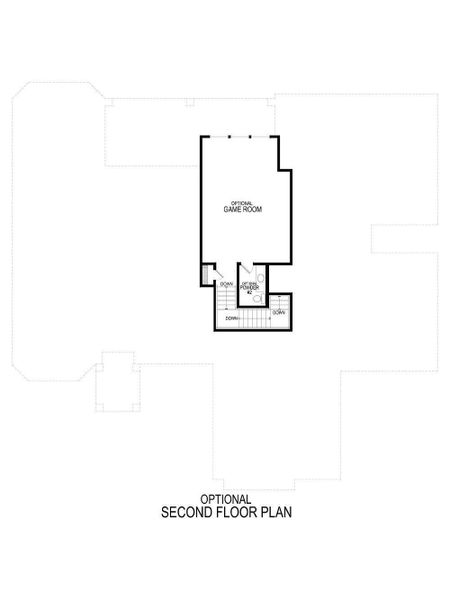 2D floor plan layout for the Worthington FS by First Texas Homes in Broadmoor Estates, Ovilla, TX (Image 3). 2D floor plan layout for the Worthington FS by First Texas Homes in Broadmoor Estates, Ovilla, TX (Image 3).