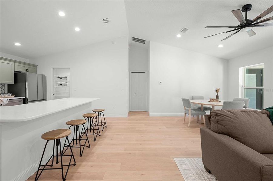 Furnished interior view inside a new home in , Lake Panasoffkee (Image 4).