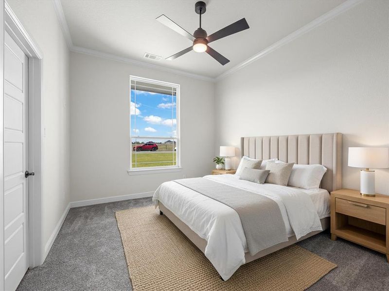 Furnished interior view inside a new home in , Decatur (Image 11).