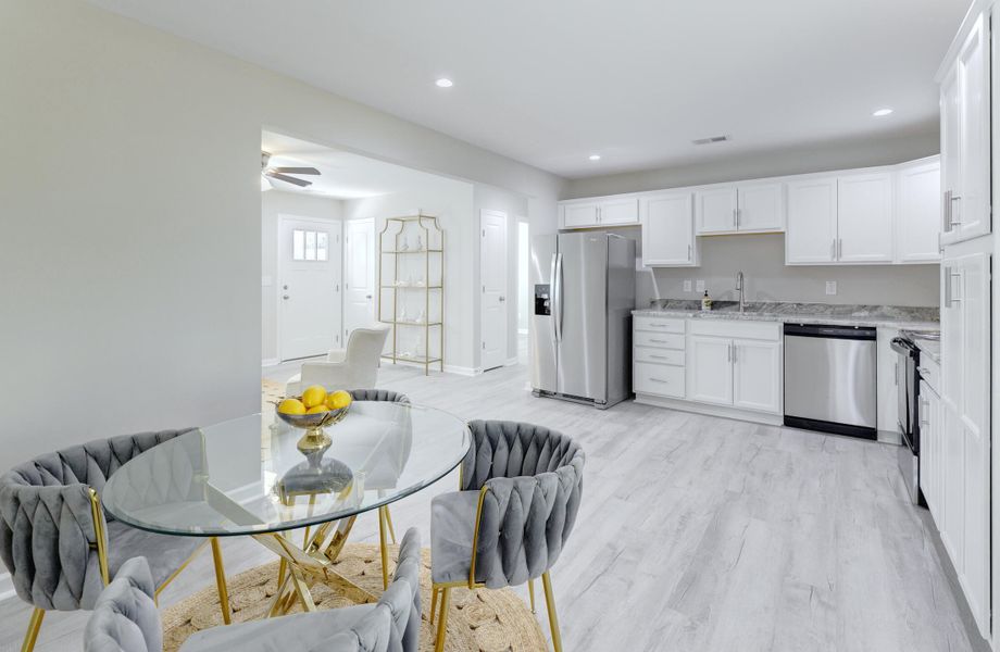 Furnished interior view inside a new home in , Walterboro (Image 9).