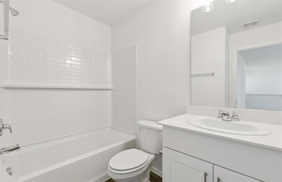 *Model representation. Some features and options may differ - Spacious secondary bathroom