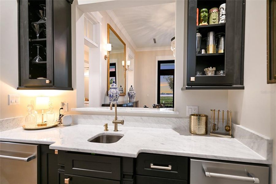 Furnished interior view inside a new home in , Palmetto (Image 44).