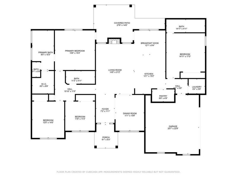 2D floor plan layout of this home in , Jefferson, GA (Image 4).