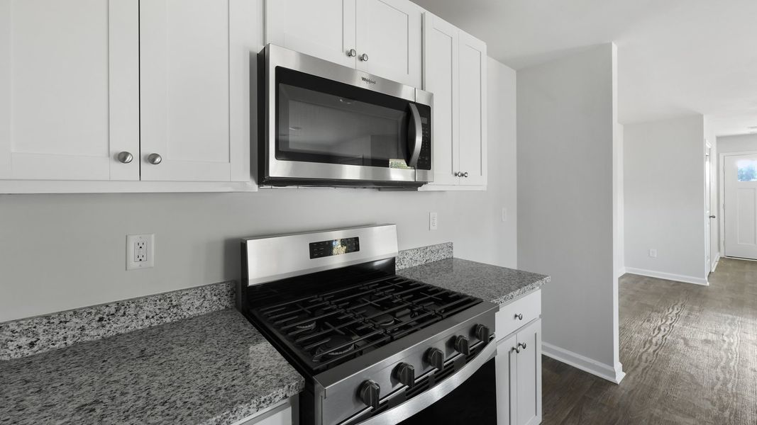 Representative furnished interior of a home built from the WYETH-DUPLEX by D.R. Horton in The Timbers, Harleyville (Image 8). Representative furnished interior of a home built from the WYETH-DUPLEX by D.R. Horton in The Timbers, Harleyville (Image 8).