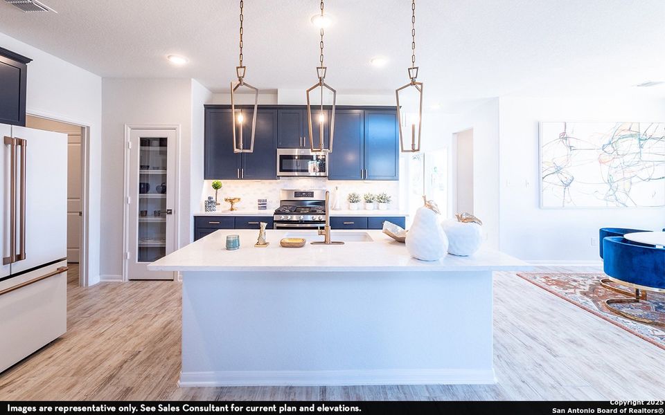 Furnished interior view inside a new home in The Woodlands at Medina Hills, Mico (Image 18). Furnished interior view inside a new home in The Woodlands at Medina Hills, Mico (Image 18).