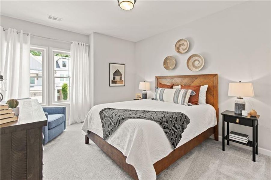 Furnished interior view inside a new home in Devin's Shire - A Kennesaw Tradition, Kennesaw (Image 17).