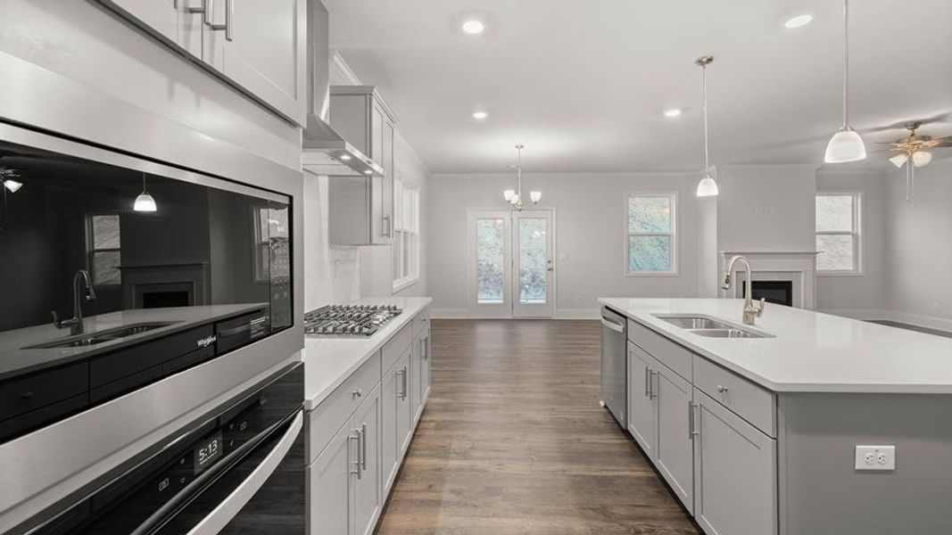 Furnished interior view inside a new home in Butner Estates, South Fulton (Image 5).