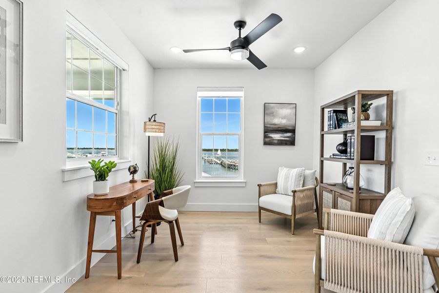 Furnished interior view inside a new home in , St. Augustine (Image 17).