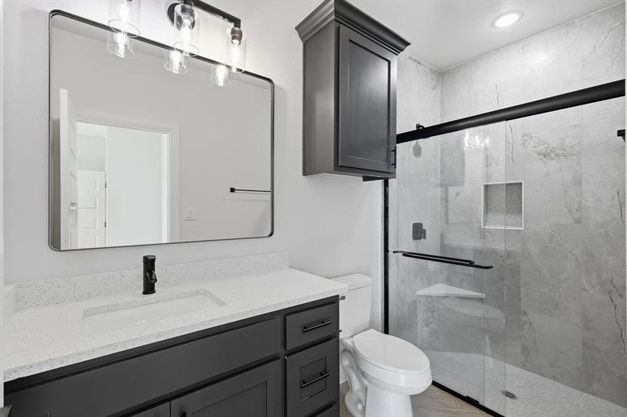 Furnished interior view inside a new home in , Sanger (Image 9).